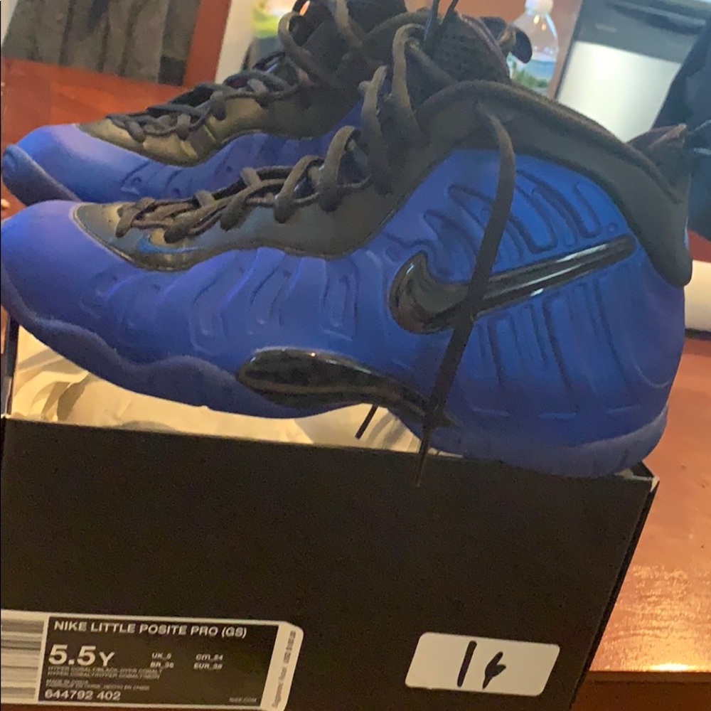 NIKE FOAMPOSITE PRO HYPER COBALT 5.5